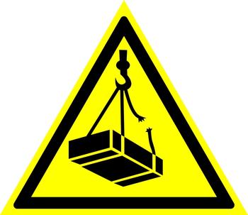 И29 опасно! возможно падение груза (пластик, 300х300 мм) - Знаки безопасности - Знаки и таблички для строительных площадок - ohrana.inoy.org