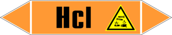 Маркировка трубопровода "hcl" (k11, пленка, 252х52 мм)" - Маркировка трубопроводов - Маркировки трубопроводов "КИСЛОТА" - ohrana.inoy.org