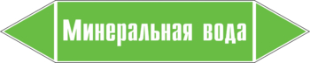 Маркировка трубопровода "минеральная вода" (пленка, 252х52 мм) - Маркировка трубопроводов - Маркировки трубопроводов "ВОДА" - ohrana.inoy.org